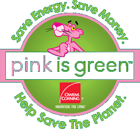 pink is green - owens corning - save energy, save money with Father and Son